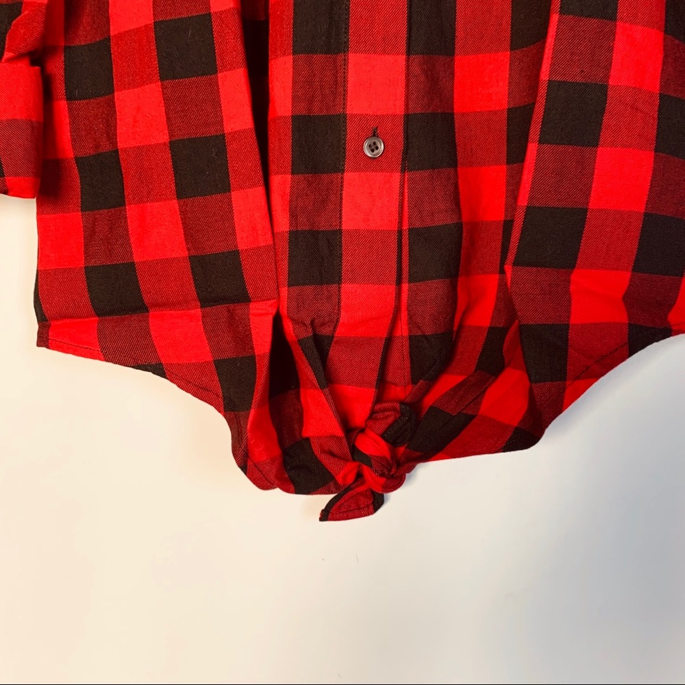 Flannel Popover Shirt in Buffalo Check Size S - Picture 3 of 4